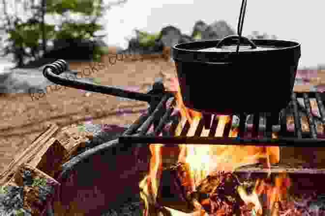 A Chef Cooking In A Dutch Oven Over An Open Fire Cast Iron Dutch Oven Recipes: Step By Step Guide For Beginner And Pro Tips To Cook Anything You Want: What Can You Cook In A Dutch Oven Over Fire