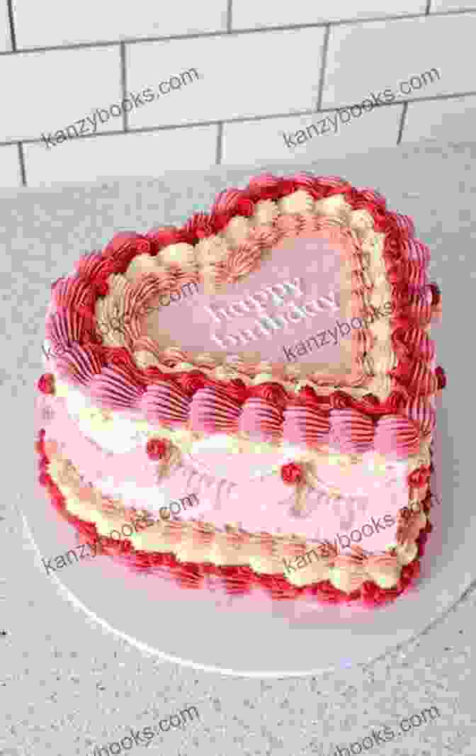 A Classic Heart Shaped Cake Decorated With Intricate Piped Designs Savory Valentine S Day Cakes: Sweet Cakes Recipes Ideas: Valentine S Day Cake Recipes
