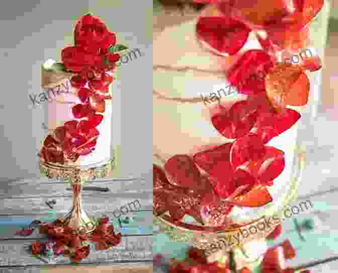 A Delicate Rose Petal Cake Adorned With Edible Rose Petals Savory Valentine S Day Cakes: Sweet Cakes Recipes Ideas: Valentine S Day Cake Recipes