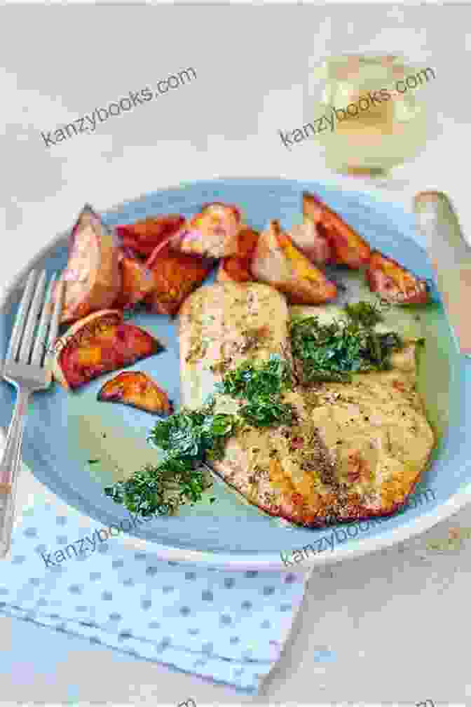 A Flaky Baked Tilapia Fillet Surrounded By Colorful Roasted Vegetables Recipes For Health: Fish (Fish Recipes/Fish Cooking)