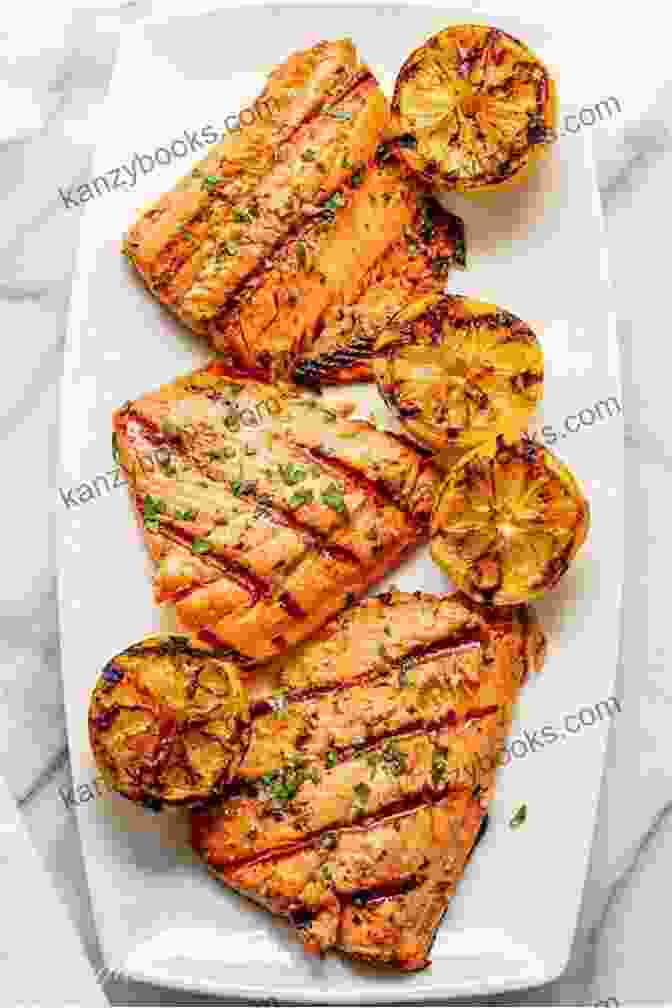 A Juicy Grilled Salmon Fillet With A Bright Lemon Herb Sauce Drizzled Over The Top Recipes For Health: Fish (Fish Recipes/Fish Cooking)