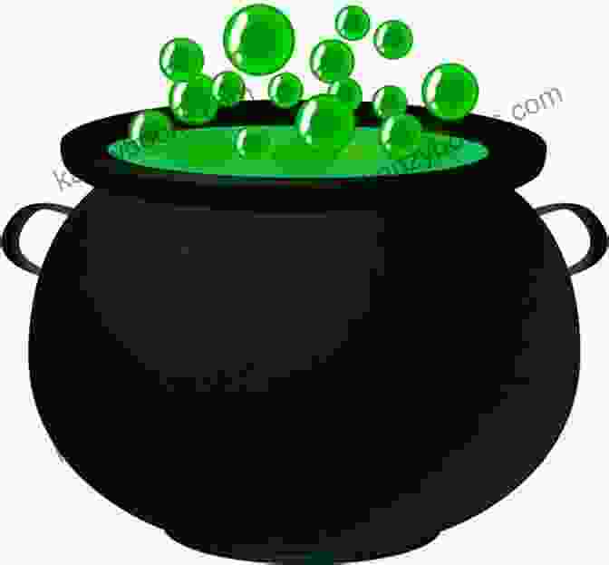 A Large, Black Cauldron Filled With A Bubbling Purple Potion Wild Brews For All Hallows: 13+ Natural And Herbal Recipes For Spooky Halloween Drinks Punch Bowls And Party Potions (Wild Brews Herbal Series)