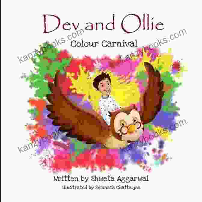 A Page From The Book Showing Dev And Ollie Painting A Rainbow Dev And Ollie: Colour Carnival