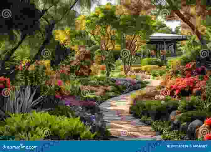 A Panoramic View Of A Lush Botanical Garden, Vibrant With Blooming Flowers And Lush Foliage, Creating A Vibrant Tapestry Of Colors And Textures. In A Garden Tim McCanna