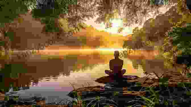 A Person Meditating In A Serene Setting, Representing The Search For Enlightenment Wisdom From Islam And Sikhism
