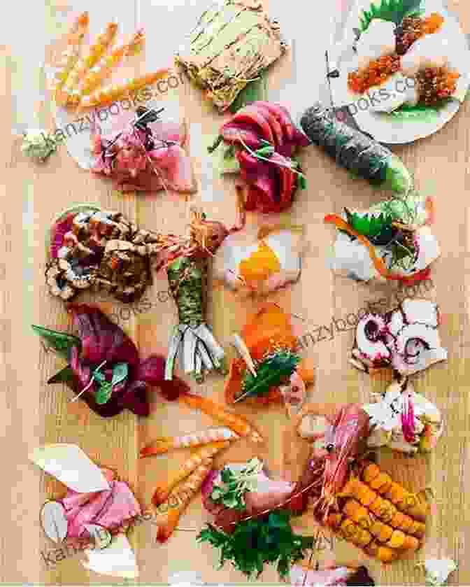 A Platter Of Colorful Sushi Rolls With Fresh Seafood And Vegetables Pressure Cooker Cookbook: 370 Irresistible Quick And Easy Recipes For Everyone