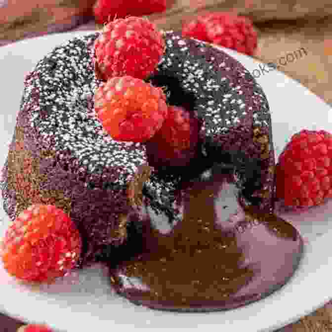 A Rich And Decadent THC Infused Chocolate Lava Cake From California, Ready To Burst With Molten Chocolate And A Hint Of Euphoria. The Art Of Cooking With Cannabis: CBD And THC Infused Recipes From Across America