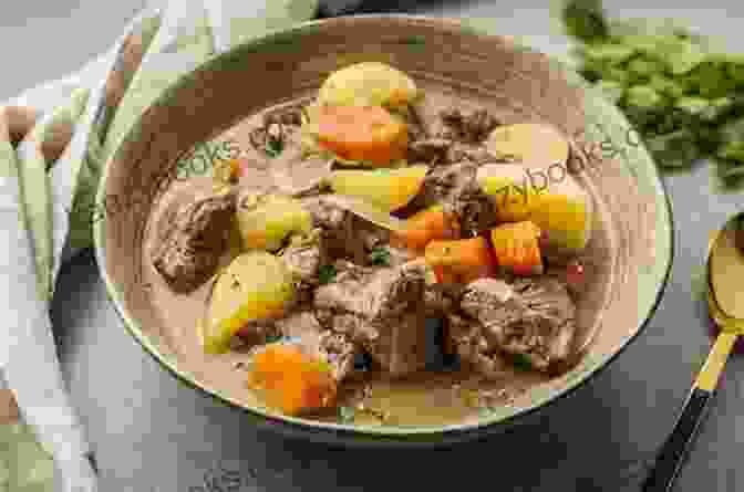 A Steaming Bowl Of Traditional Irish Stew, With Tender Lamb, Vegetables, And A Rich Gravy Ultimate Irish Cookbook: Easy Delicious Recipes From Ireland S Heritage
