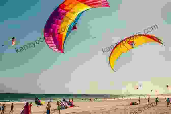 A Vibrant Kite Soaring Effortlessly Through The Vast Blue Sky Dev And Ollie: Kite Crazy