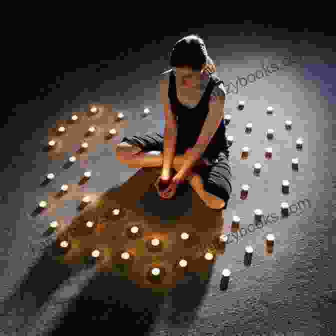 A Woman Performing A Witchcraft Ritual, Surrounded By Candles And Crystals Hekate: A Beginner S Guide To Witchcraft Ghosts Spirituality And Hekate Advance Rituals And Spells For Meditation And Divination