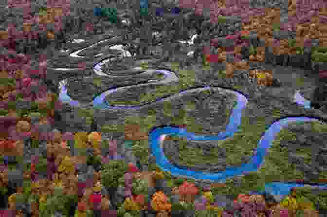 Aerial View Of The Fox River, Showcasing Its Meandering Course And Lush Surroundings. Central Northeast Wisconsin Fishing Map Guide