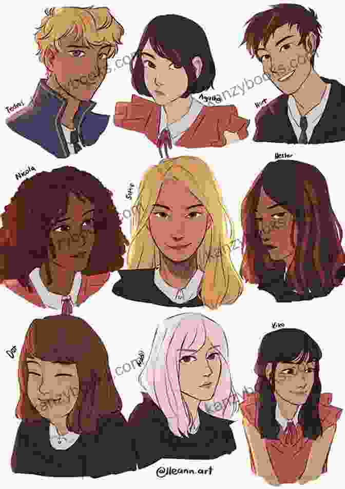 Characters From The School For Good And Evil, Including Sophie, Agatha, Tedros, And Hester The School For Good And Evil: The Complete 6 Collection