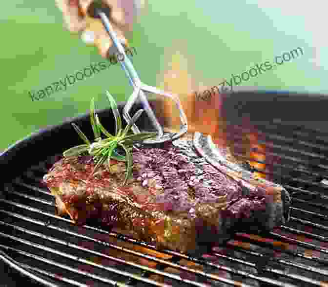 Chef Carefully Cooking Steak On A Grill Ah 365 Easy Steak And Chop Recipes: Not Just An Easy Steak And Chop Cookbook