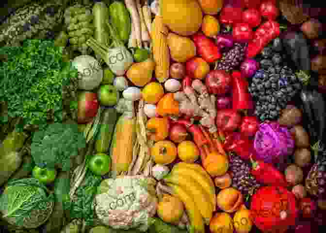 Colorful Fruits And Vegetables Representing Essential Nutrients For Thyroid Health Seven Steps To Heal Your Thyroid: A Proven Plan To Increase Energy Elevate Mood Optimize Weight