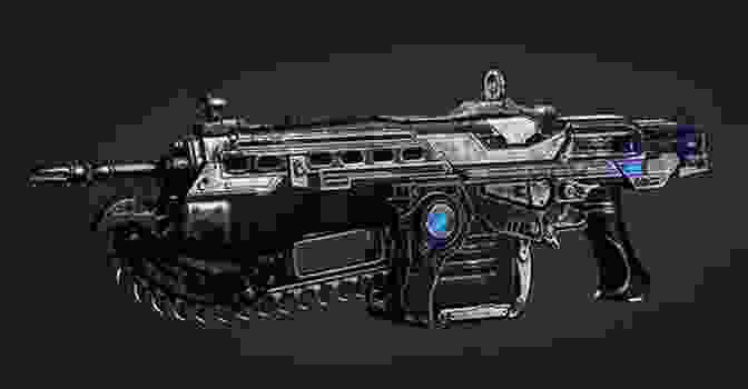 Concept Art Of The Lancer Assault Rifle From Gears Of War The Art Of Gears 5 The Coalition Studio