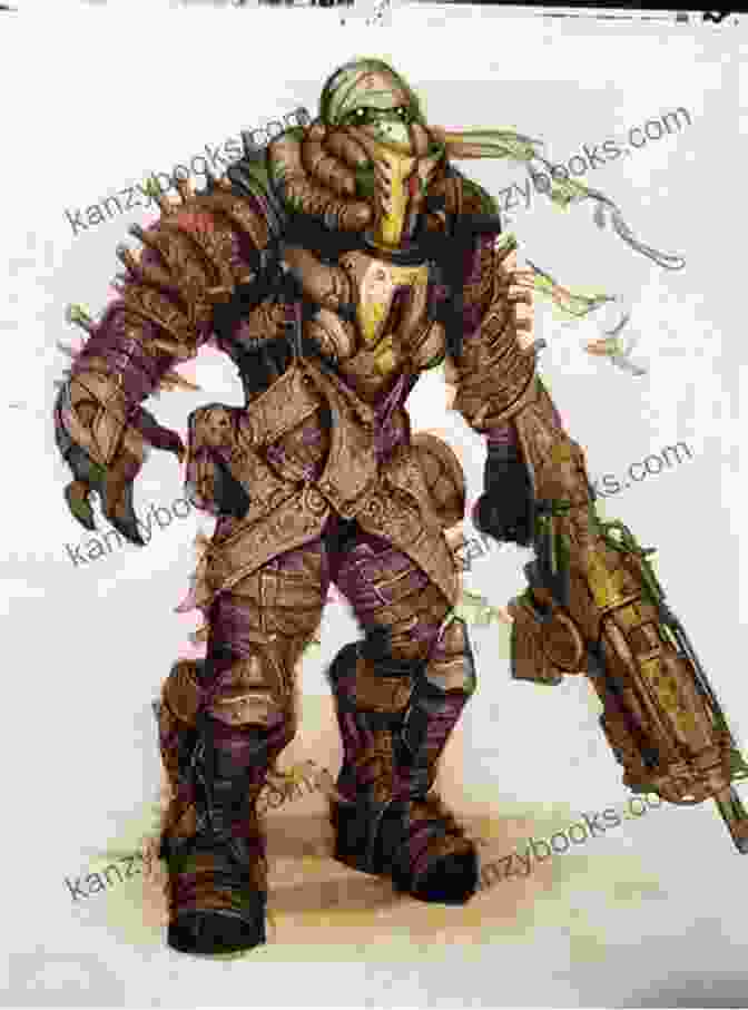 Concept Art Of The Locust Horde From Gears Of War The Art Of Gears 5 The Coalition Studio