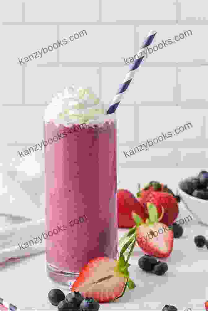 Deep Purple Berry Smoothie Topped With Whipped Cream And Sprinkles Smoothie Recipes For Beginners: Delicious Smoothie Recipes For Losing Weight Feeling Great And Improving Your Health