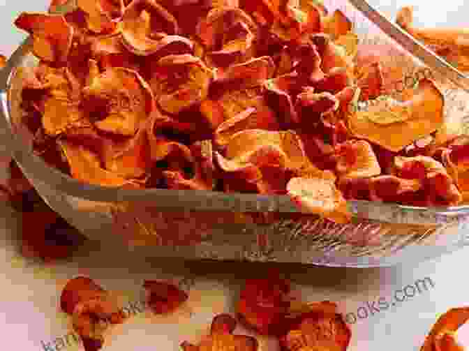 Dehydrated Carrot Chips In A Bowl Dehydrating Recipes For Fruits And Vegetables: Easy Ways For Preserving Food Saving Money