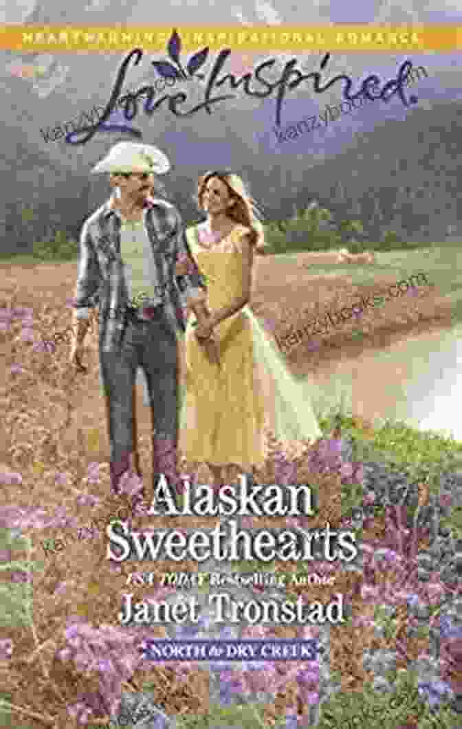 Dry Creek Sweethearts Book Cover With A Couple Embracing In A Field During Sunset Dry Creek Sweethearts Janet Tronstad
