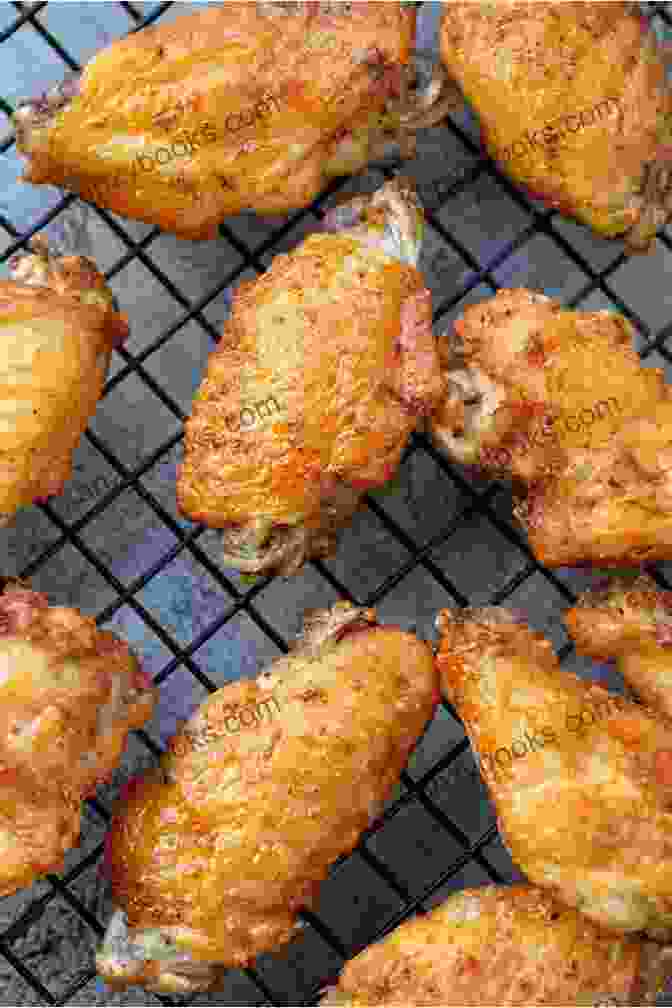 Golden Brown Chicken Wings Cooked In The Air Fryer, Garnished With Parsley Air Fryer Instant Pot Cookbook: 100 Recipes To Cook With Your Air Fryer Instant Pot Pressure Cooker (Everyday Wellbeing)