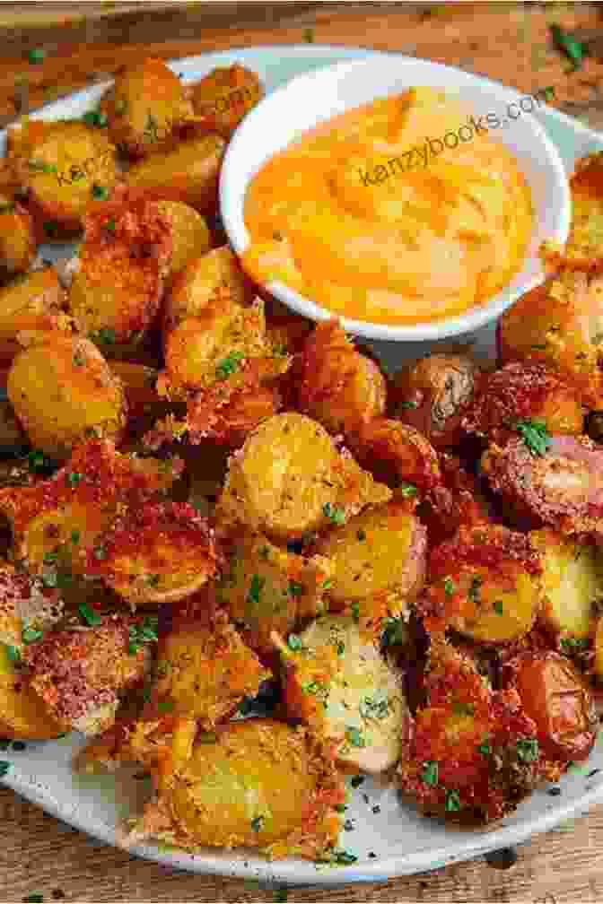 Golden Roasted Potatoes Sprinkled With Parmesan Cheese Potato Recipes #1 With Photos The Best Potato Side Dish Recipes On Earth : From Beginners To The Advanced (Kiss)
