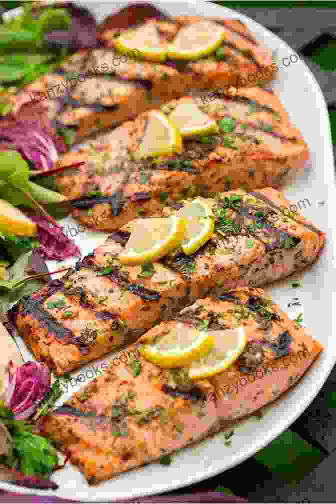 Grilled Salmon With Lemon And Herbs Fish Sauce Recipes: Fish Taco Sauce: Healthy Fish: Savor The Flavor And Unleash The Benefits Of Healthy Fish Recipes (The US Healthiest Cookbooks Series)