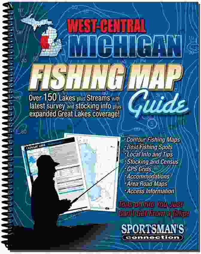 Map Of West Central Michigan Fishing Spots West Central Michigan Fishing Map Guide