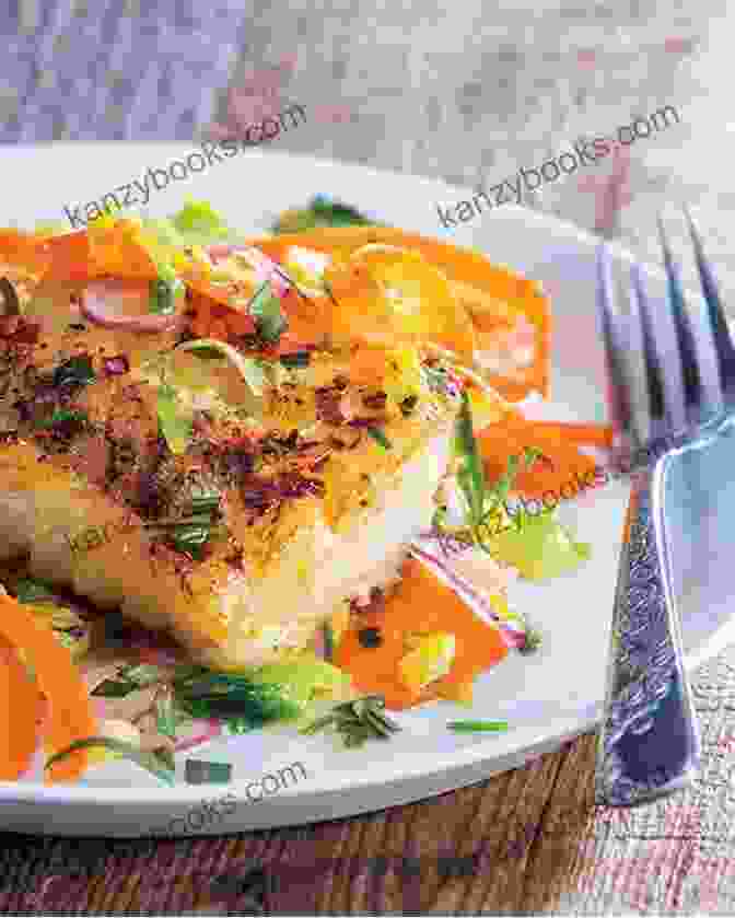 Pan Seared Cod With Roasted Vegetables Fish Sauce Recipes: Fish Taco Sauce: Healthy Fish: Savor The Flavor And Unleash The Benefits Of Healthy Fish Recipes (The US Healthiest Cookbooks Series)