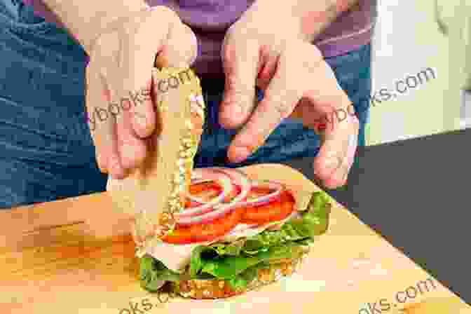 Photo Of Hands Assembling A Sandwich, Emphasizing The Ease And Enjoyment Of The Sandwich Making Process 123 Easy Beef Sandwich Recipes: Save Your Cooking Moments With Easy Beef Sandwich Cookbook