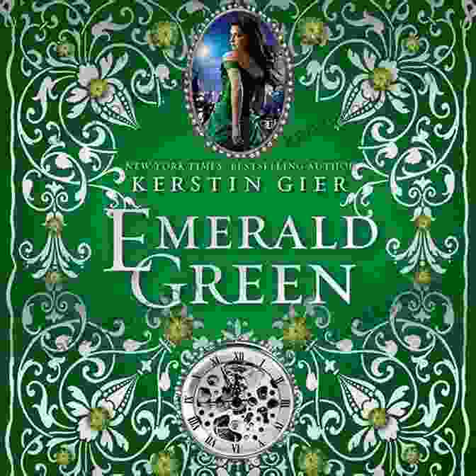 The Emerald Green Book Cover, Featuring Gwen Holding A Glowing Green Stone Ruby Red (Ruby Red Trilogy 1)