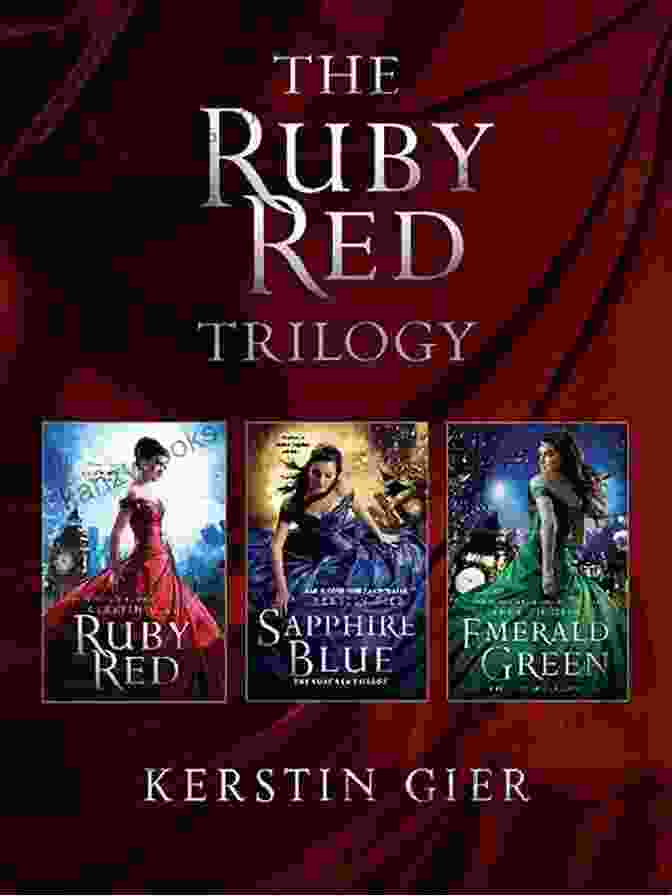 The Ruby Red Book Cover, Featuring Gwen In A Flowing Red Dress Ruby Red (Ruby Red Trilogy 1)