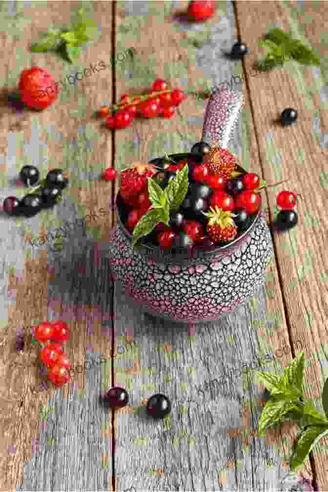 Vibrant Summer Berries Arranged In A Rustic Wooden Bowl, Promising A Symphony Of Sweet Flavors National Peach Ice Cream Day: Interesting Things And Recipes For July 17th