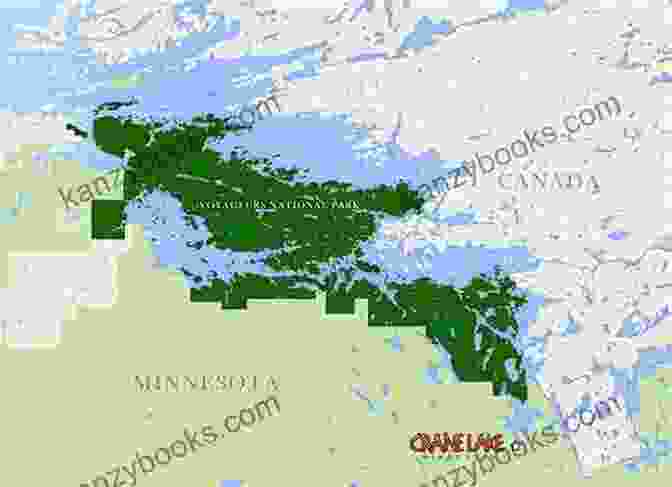 Voyageurs National Park Map Northeastern Minnesota All Outdoors Atlas Field Guide