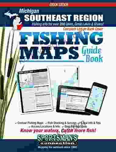 Michigan Southeast Region Fishing Map Guide
