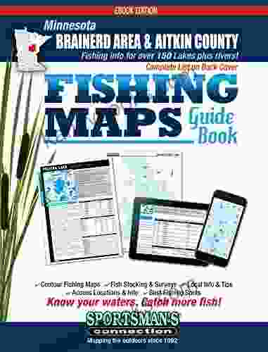 Minnesota Brainerd Area Aitkin County Fishing Map Guide