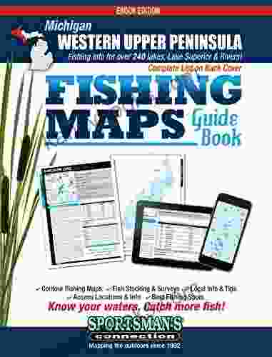 Michigan Western Upper Peninsula Fishing Map Guide