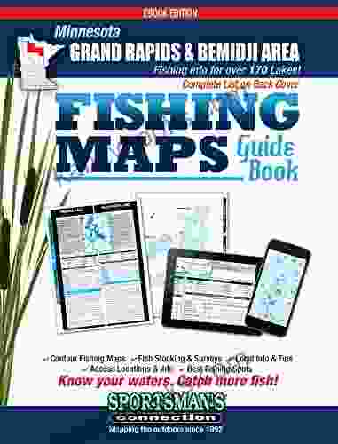 Minnesota Grand Rapids Bemidji Area Fishing Map Guide