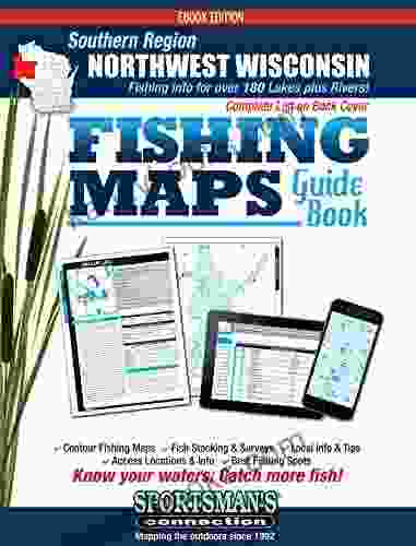 Northwest Wisconsin Fishing Map Guide Southern Region