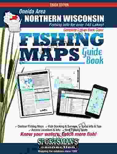 Oneida Area Northern Wisconsin Fishing Map Guide