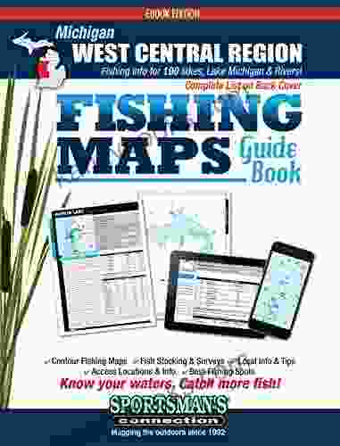 West Central Michigan Fishing Map Guide